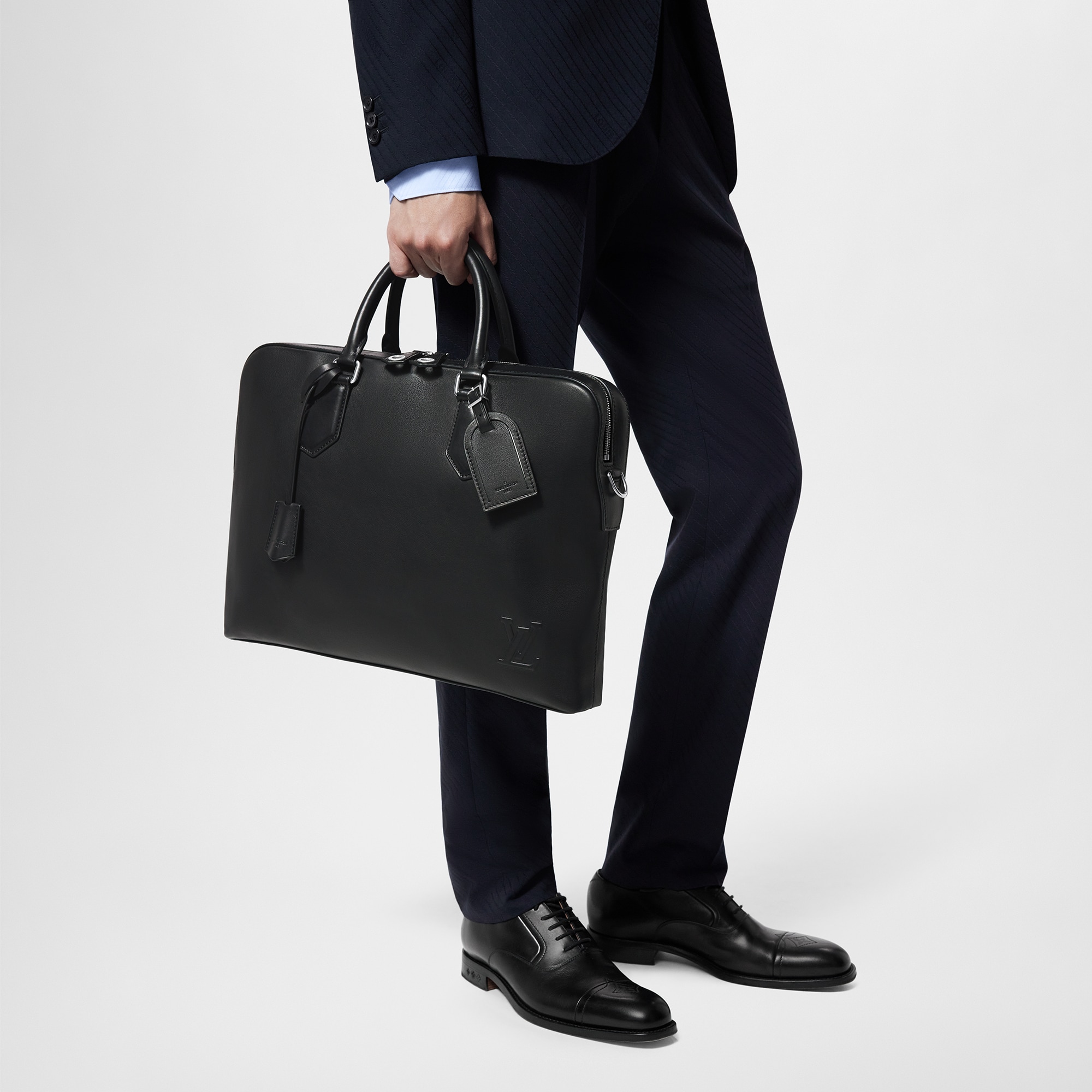 Louis Vuitton Port Document タイガ ビジネスバッグ Porte Documents Voyage Damier Graphite Canvas - Men